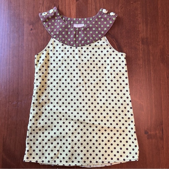 Retro Polka Dot Sleeveless Dress | Size 4T | Boutique Style - Picture 1 of 4